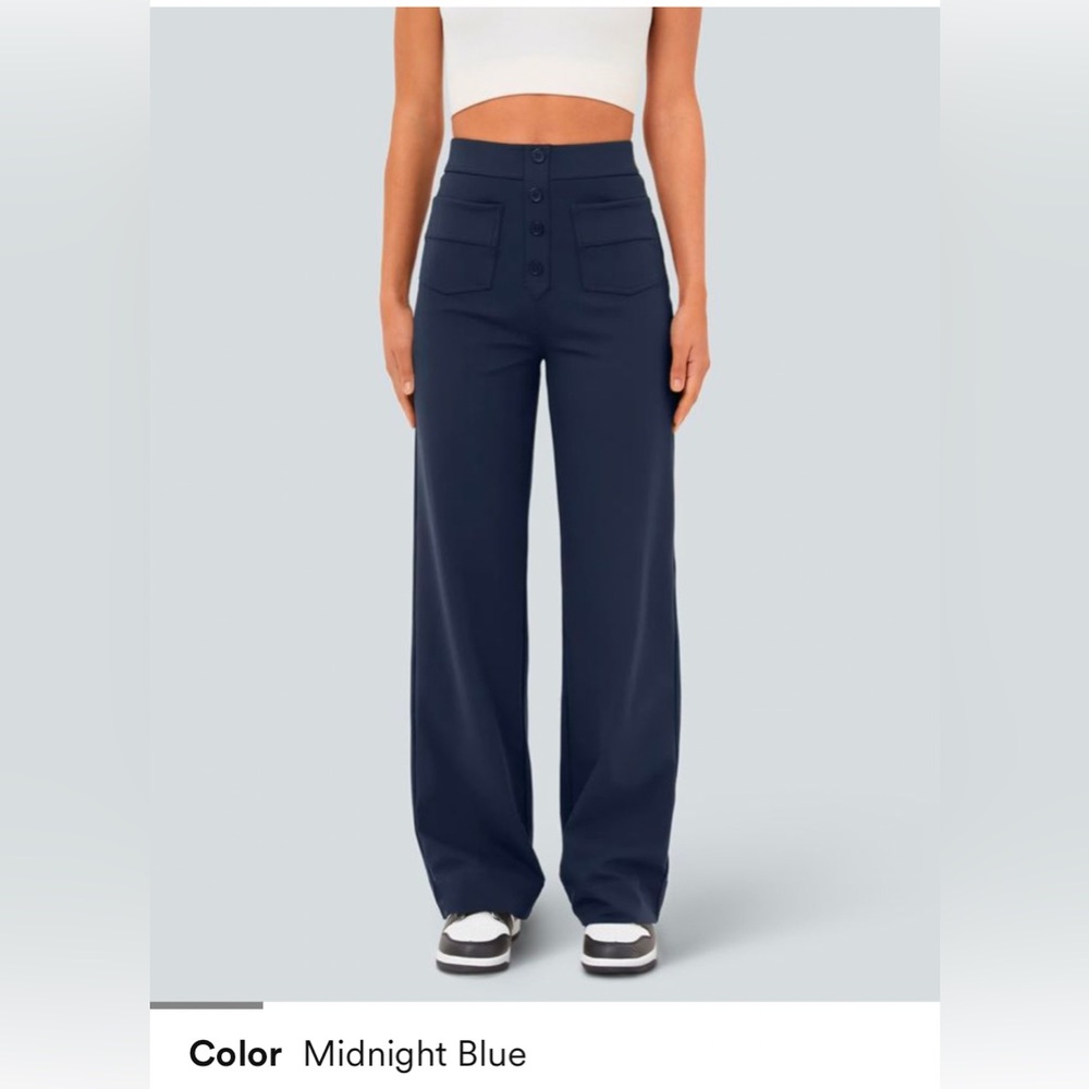 New Halara High Waisted Straight Leg Casual Pants